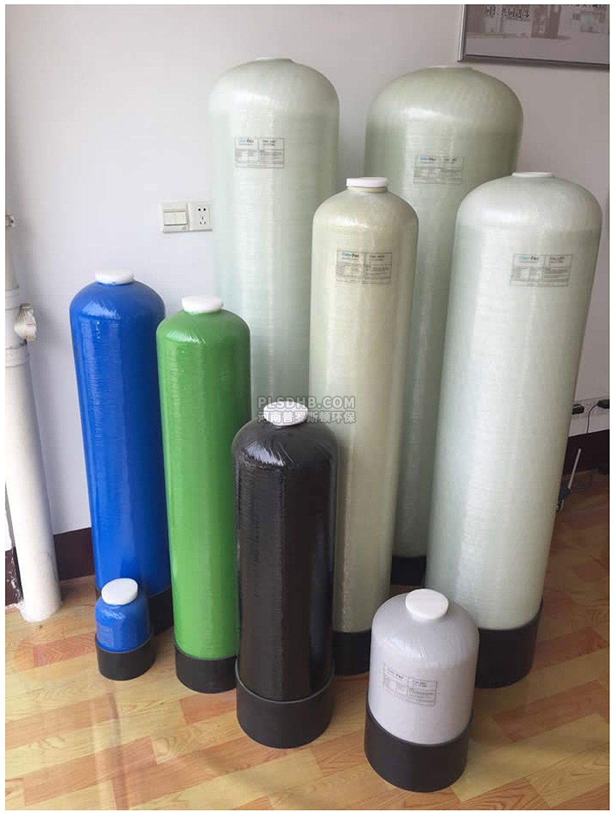 澄江彩色FRP玻璃钢过滤罐软水机配件